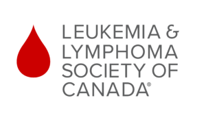 Logo for the Leukemia & Lymphoma Society of Canada, featuring a red droplet and grey text.